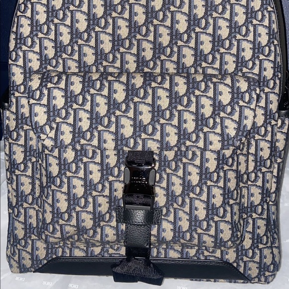 Dior Explorer Backpack Beige & Black Dior Oblique Jacquard C - Picture 9 of 12